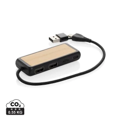 Hub USB, plastik z recyklingu (P308.5601)-7
