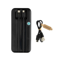 Power bank 10000 mAh ze zintegrowanymi kablami Turbopack (P322.5801)-3
