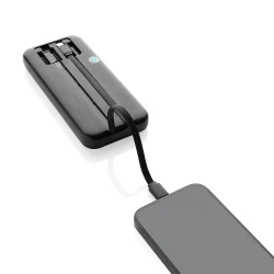 Power bank 10000 mAh ze zintegrowanymi kablami Turbopack (P322.5801)-5