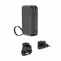 Ładowarka 2 w 1, power bank do laptopa 10000 mAh, 65W Eureka (P301.9901)-5