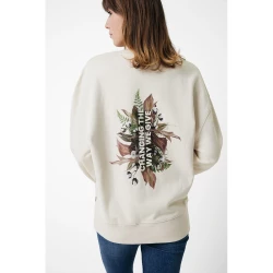 Luźna bluza z bawełny z recyklingu Iqoniq Kruger (T9302.018.L)-8
