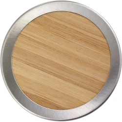 Bamboo thermos 420 ml with sieve stopping dregs (V0772-18)-4
