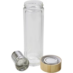 Szklany termos 420 ml, posiada sitko zatrzymujące fusy (V0774-18)-2