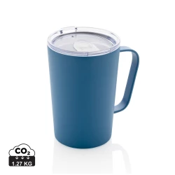 Kubek termiczny 420 ml, stal nierdzewna z recyklingu (P433.055)