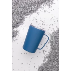 Kubek termiczny 420 ml, stal nierdzewna z recyklingu (P433.055)-11