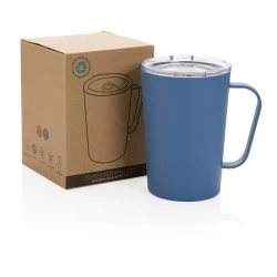 Kubek termiczny 420 ml, stal nierdzewna z recyklingu (P433.055)-12