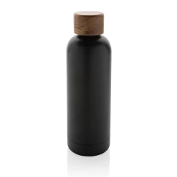 Butelka termiczna 500 ml Wood, stal nierdzewna z recyklingu (P435.531)