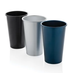Lekki kubek podróżny 450 ml Alo, aluminium z recyklingu (P437.200)-4