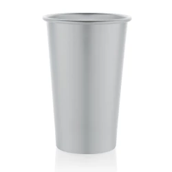 Lekki kubek podróżny 450 ml Alo, aluminium z recyklingu (P437.202)-2