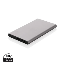 Power bank 4000 mAh z aluminium z recyklingu (P322.420)