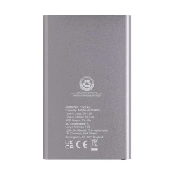 Power bank 4000 mAh z aluminium z recyklingu (P322.420)-5