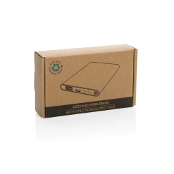 Power bank 4000 mAh z aluminium z recyklingu (P322.425)-11