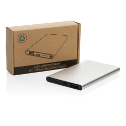 Power bank 4000 mAh z aluminium z recyklingu (P322.422)-10