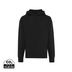Luźna bluza z kapturem z bawełny z recyklingu Iqoniq Yoho (T9402.001.XXS)