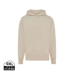 Luźna bluza z kapturem z bawełny z recyklingu Iqoniq Yoho (T9402.006.L)