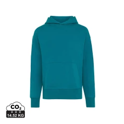 Luźna bluza z kapturem z bawełny z recyklingu Iqoniq Yoho (T9402.009.S)