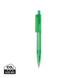 Geometryczny długopis z PC z recyklingu X3 Frosted (P611.3307)-7