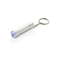 Brelok do kluczy z aluminium z recyklingu, latarka Flash (P514.0402)-6