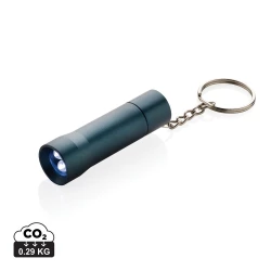 Brelok do kluczy z aluminium z recyklingu, latarka Flash (P514.0405)-11