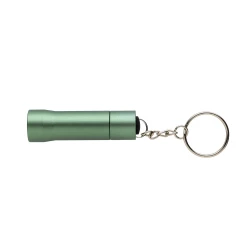 Brelok do kluczy z aluminium z recyklingu, latarka Flash (P514.0407)-2