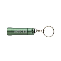Brelok do kluczy z aluminium z recyklingu, latarka Flash (P514.0407)-3