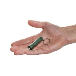 Brelok do kluczy z aluminium z recyklingu, latarka Flash (P514.0407)-4