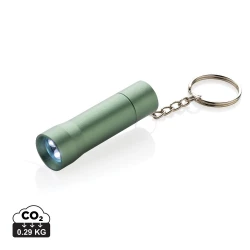 Brelok do kluczy z aluminium z recyklingu, latarka Flash (P514.0407)-11