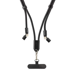 LoopAmp RCS RPET adjustable phone cord with 60W cable (P302.5301)-2