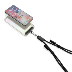 LoopAmp RCS RPET adjustable phone cord with 60W cable (P302.5301)-4