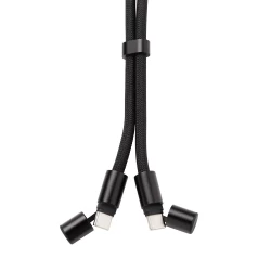 LoopAmp RCS RPET adjustable phone cord with 60W cable (P302.5301)-9