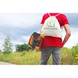 Organic cotton drawstring bag B'RIGHT | Meredith (V0944-20)-2