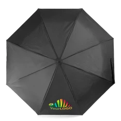 Wiatroodporny parasol manualny RPET, składany | Uksan (VA067-03)-8