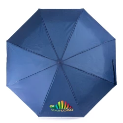 Wiatroodporny parasol manualny RPET, składany | Uksan (VA067-04)-8