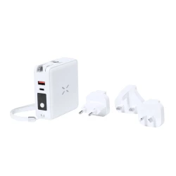Adapter podróżny, bezprzewodowy power bank 10000 mAh, ładowarka bezprzewodowa 15W (V2027-02)