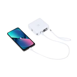 Adapter podróżny, bezprzewodowy power bank 10000 mAh, ładowarka bezprzewodowa 15W (V2027-02)-2