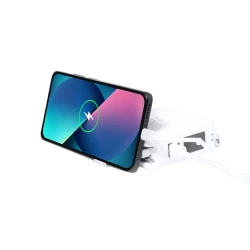 Adapter podróżny, bezprzewodowy power bank 10000 mAh, ładowarka bezprzewodowa 15W (V2027-02)-5