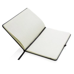 Recycled leather hardcover notebook A5 (P774.202)-3