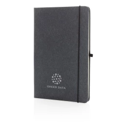 Recycled leather hardcover notebook A5 (P774.202)-7