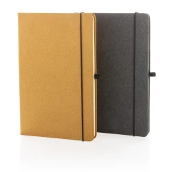 Recycled leather hardcover notebook A5 (P774.202)-8