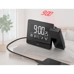 Zegar, budzik z projektorem Hama Plus Charge (VH062-03)-2
