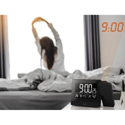 Zegar, budzik z projektorem Hama Plus Charge (VH062-03)-8