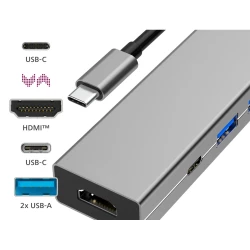 Hub USB, USB-C, HDMI Hama (VH070-19)-4
