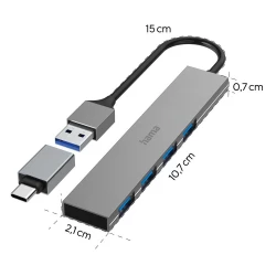 Hub USB, USB-C Hama (VH072-19)-5