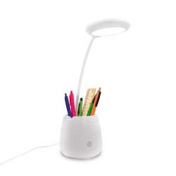 Schreibtischlampe, Wireless Lautsprecher 3W, Telefonständer, Halterung für Schreibutensilien | Asar (V0188-02)-4