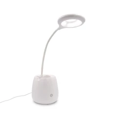 Schreibtischlampe, Wireless Lautsprecher 3W, Telefonständer, Halterung für Schreibutensilien | Asar (V0188-02)-5