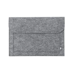 Teczka na dokumenty z filcu RPET, etui na laptopa 15