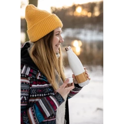 Thermoflasche 500 ml mit Bambuselement | Blake (V4855-02)-2