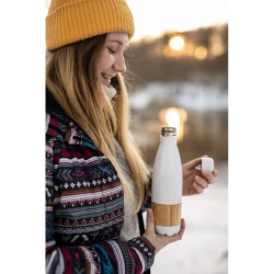 Thermoflasche 500 ml mit Bambuselement | Blake (V4855-02)-4