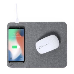 Podkładka pod mysz RPET, ładowarka bezprzewodowa 10W (V8322-15)-3