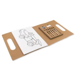 Zeichenset, Buntstifte, Spitzer, Radiergummi | Legend (V8435-00)